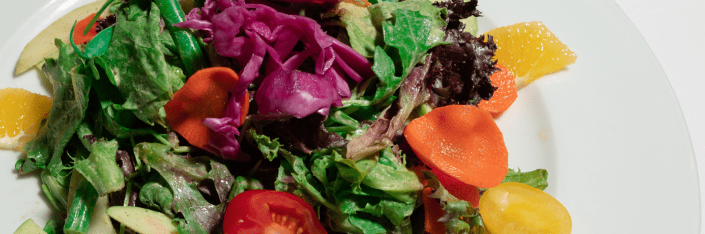 Enjoy authentic French cuisine at Brasserie du Monde - garden salad